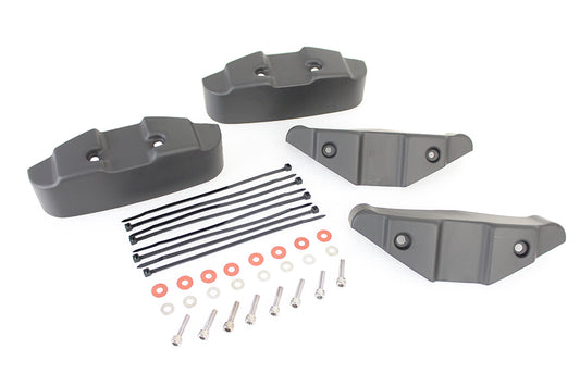 HARLEY Rocker Box Dress Cover Set Matte Black fits 1986-UP XL,