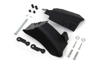 HARLEY FXD Mittlerer Rahmen Windabweiser Satz Schwarz Passend für 2006-2017 FXD, 2006-2011 Modelle erfordern Entfernen von