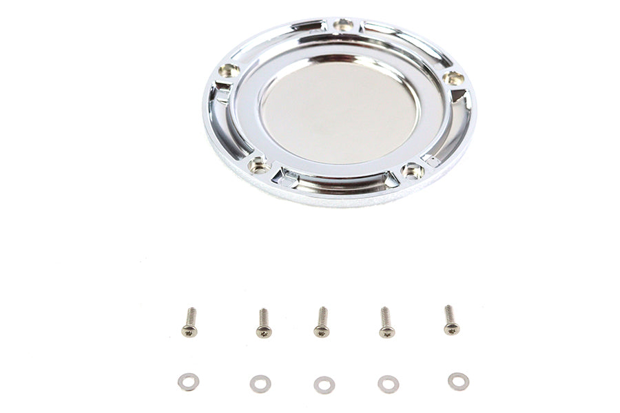 HARLEY Chrom Kuppel-Derby-Deckel 5-Loch Passend für 2018-UP FLST, 2019-UP FXST,
