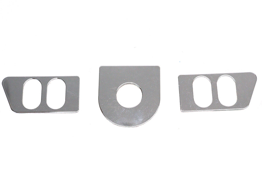 HARLEY Zündschlossabdeckungs-Set Chrom passend für 1996-2009 FLHT, 1996-2009 FLHTCU, 1996-2009 FLHX,