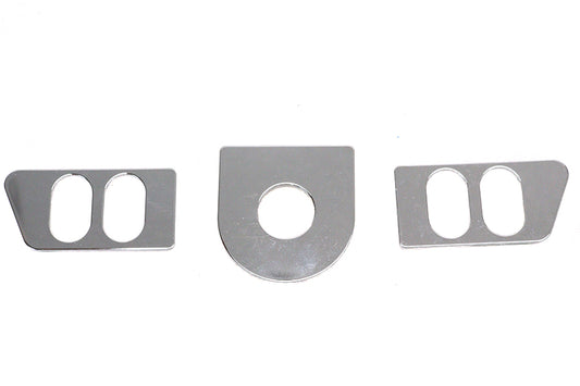 HARLEY Ignition Switch Cover Set Chrome Fits 1996-2009 FLHT,   1996-2009 FLHTCU,   1996-2009 FLHX,