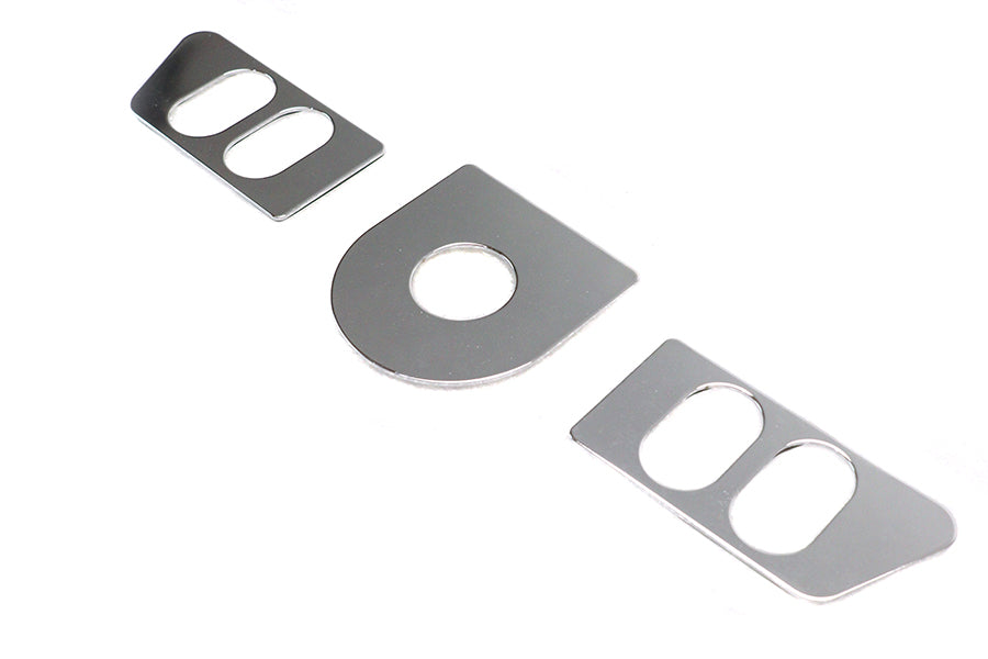 HARLEY Zündschlossabdeckungs-Set Chrom passend für 1996-2009 FLHT, 1996-2009 FLHTCU, 1996-2009 FLHX,
