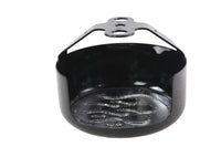 HARLEY Round Horn Cover Black with Chrome Flame fits 1991-UP XL,   1991-UP FLT,   1991-UP FLST,   1991-UP FXST,   1991-2017 FXD,   1991-1994 FXR,
