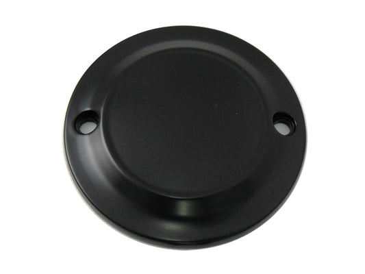 HARLEY Black 2-Hole Smooth Ignition System Cover Fits 2004-UP XL,