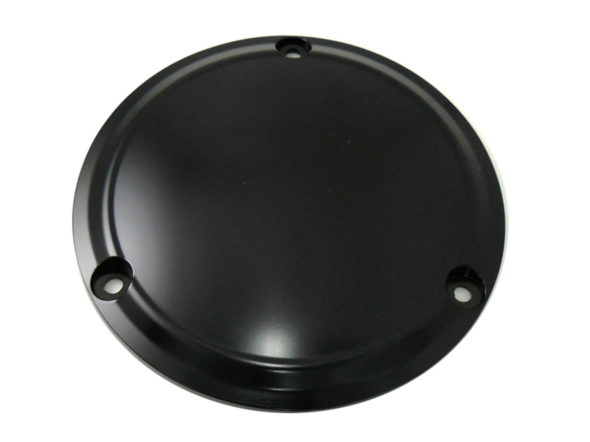 HARLEY Matt Schwarz 3-Loch Smooth Derby Cover Passt 1970-1984 FL,   1970-1984 FX,   1979-1998 FLT,   1