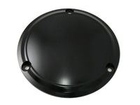 HARLEY Matt Schwarz 3-Loch Smooth Derby Cover Passt 1970-1984 FL,   1970-1984 FX,   1979-1998 FLT,   1