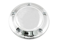 HARLEY Chrom 5-Loch glatte Zündsystemabdeckung Passend für FXST ab 1999, FLST ab 1999, FLT ab 1999,