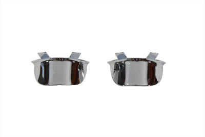 HARLEY Chrome Bar Bullet Visor Fits 0-  Custom, application