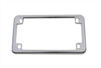 HARLEY Kennzeichenrahmen Chrom Passt 0- Custom, Anwendung für 10 x 18 cm Kennzeichen