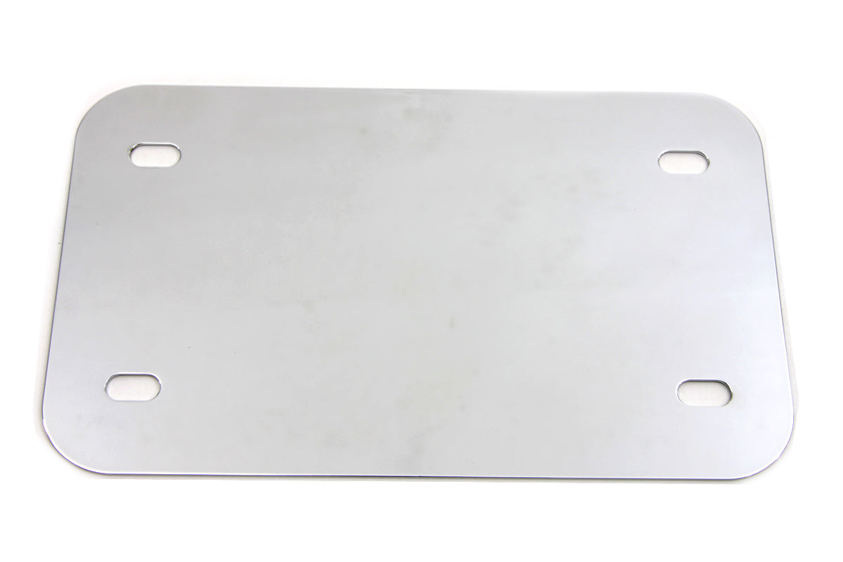 HARLEY Nummernschildrahmen-Rückplatte, glatt, Chrom, passend für 0- Custom, Anwendung für 4-3/4