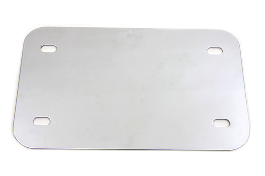 HARLEY License Plate Frame Backing Plate Smooth Style Chrome Fits 0-  Custom, application for 4-3/4