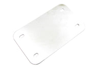 HARLEY Nummernschildrahmen-Rückplatte, glatt, Chrom, passend für 0- Custom, Anwendung für 4-3/4