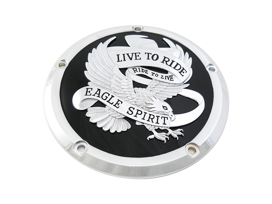 HARLEY Eagle Spirit Derby Cover Schwarz Passend für 2016-UP FLT,