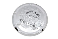 HARLEY Eagle Spirit Derby Cover Chrom passend für 2016-UP FLT,