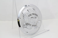 HARLEY Eagle Spirit Derby Cover Chrom passend für 2016-UP FLT,