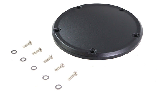 HARLEY M8 Wrinkle Black 5-Hole Smooth Derby Cover Fits 2017-UP FLT,