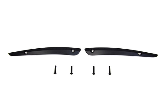 HARLEY Black Split Windshield Trim Set Fits 2015-UP FLTR,