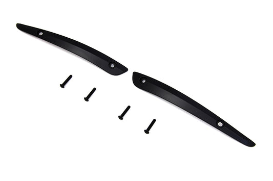 HARLEY Black Split Windshield Trim Set Fits 2015-UP FLTR,