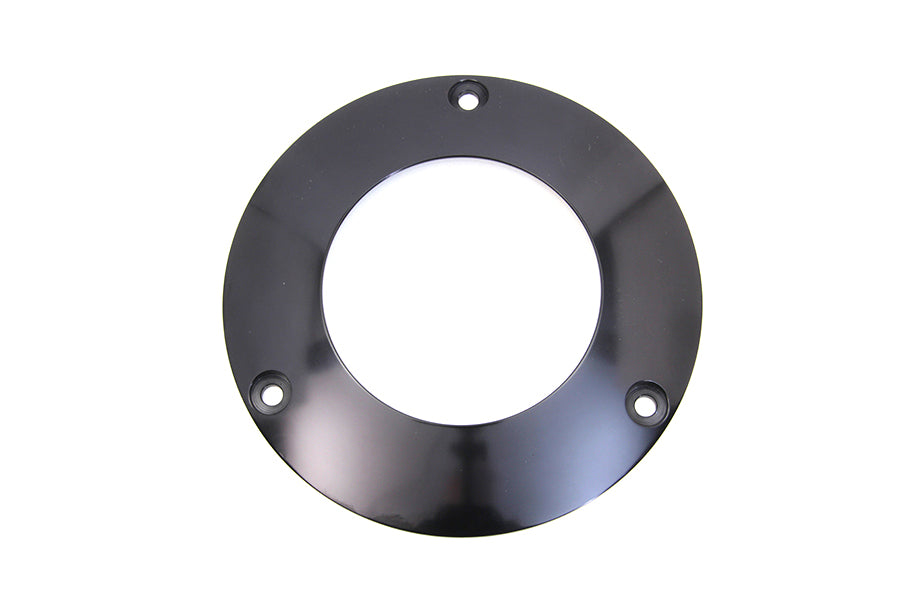 HARLEY Schwarz 3-Loch C-Thru Derby Cover Passend für 1970-1984 FL, 1971-1984 FX, 1984-1984 FXST, 1985-1