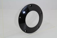 HARLEY Black 5-Loch C-Thru Derby Cover Passend für 1999-2018 FLST, 1999-2018 FXST, 1999-2017 FXD, 199