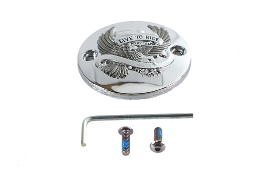 HARLEY M8 Ignition System Cover Eagle Chrome Fits 2017-UP FLT,