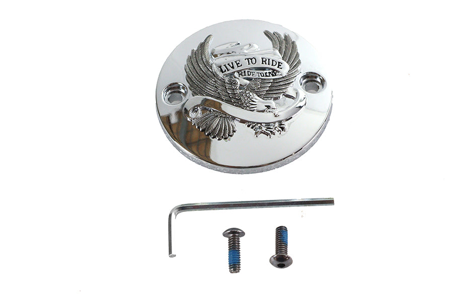 HARLEY M8 Zündsystemabdeckung Eagle Chrom Passend für 2017-UP FLT,