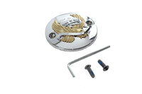 HARLEY M8 Zündsystemabdeckung Eagle Gold Passend für 2017-UP FLT,