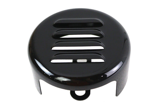 HARLEY Black Louvered Horn Cover Fits 1993-UP FLT,   1993-UP XL,   1993-UP FLST,   1993-UP FXST,   1