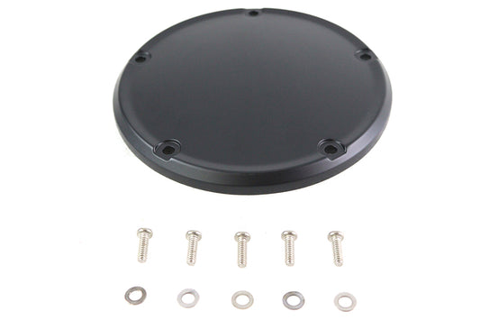 HARLEY Matte Black 5 Hole Domed Derby Cover Fits 2018-UP FLSB,   2019-UP FXST,