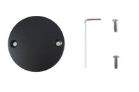 HARLEY M8 Zündsystemabdeckung gewölbt, runzelig-schwarz, passend für 2017-UP FLT,