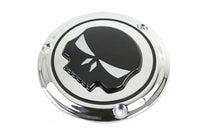 HARLEY Chrom 3-Loch Totenkopf Derby Cover Passend für 1970-1984 FL, 1970-1984 FL, 1971-1984 FX, 1971-198
