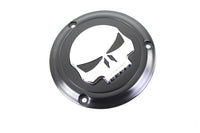HARLEY Schwarz 3-Loch Totenkopf Derby Cover Passend für 1970-1984 FL, 1970-1984 FL, 1971-1984 FX, 1971-1984