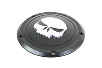 HARLEY Black 5-Loch Totenkopf Derby Cover passend für 2016-UP FLT,