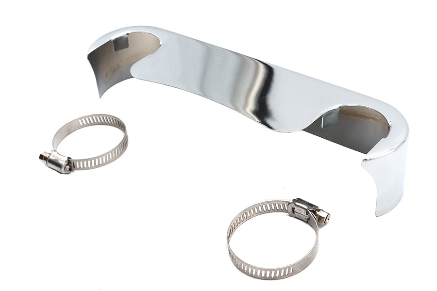 HARLEY Verchromte Gabelbrückenabdeckung unten passend für 1987–1994 FXR, 1988–2013 XL, 1991–2005 FXD,