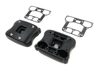 HARLEY Rocker Box Cover Set Black fits 2004-2006 XL,