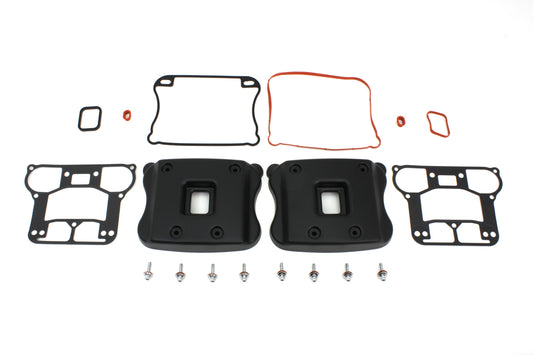 HARLEY Rocker Box Cover Set Black fits 2007-UP XL,