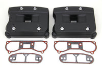 HARLEY Black Rocker Box Abdeckung Set Passend für 1992-1999 FXST, 1992-1999 FLST, 1992-1999 FLT, 1992-199
