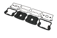 HARLEY Top Rocker Box Abdeckung und D-Ring Kit Schwarz passend für 1986-2003 XL,