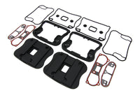 HARLEY obere Rockerbox-Abdeckung und D-Ring-Kit schwarz passend für 1991-2003 XL,
