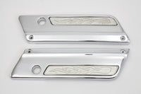 HARLEY Saddlebag Latch Cover Set fits 1993-2013 FLT,