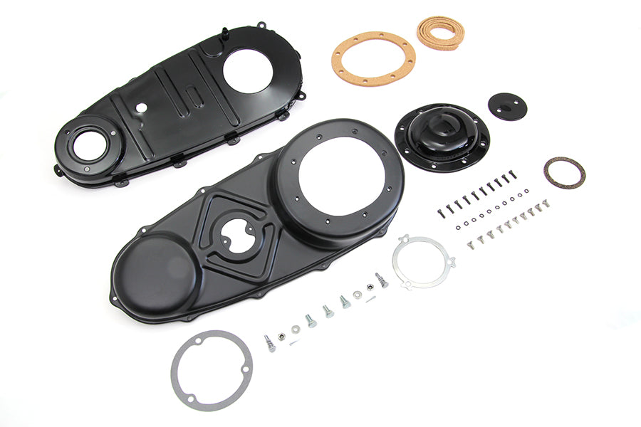 HARLEY Primärdeckel-Kit Schwarz, passend für 1941–1954 FL, 1941–1952 EL,