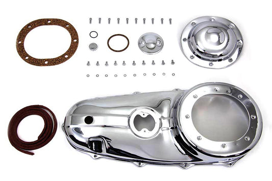 HARLEY Replica Outer Primary Cover Chrome Kit fits 1955-1964 FL,