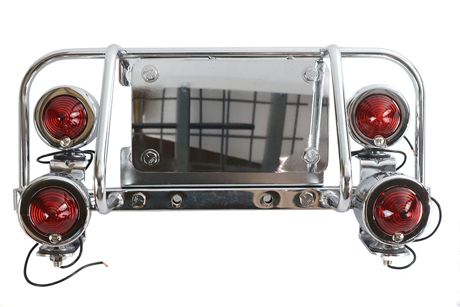 HARLEY Chrom-Gepäckträgerleuchte passend für 1958-1984 FL,