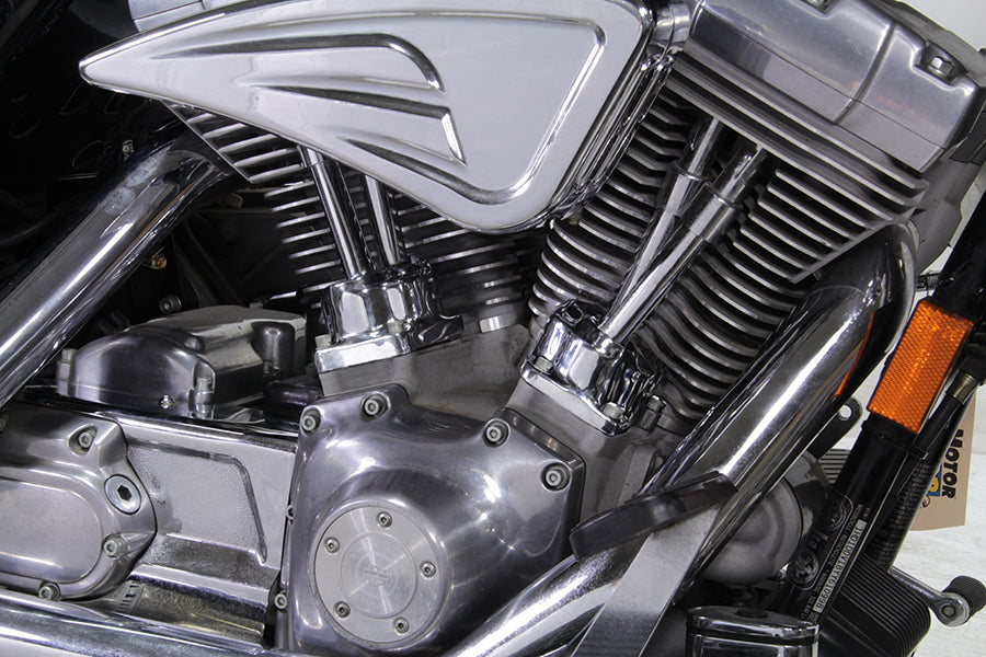 HARLEY Stößelstangenabdeckung Stahl Passend für 1984-1998 FXST, 1984-1998 FLT, 1984-1994 FXR, 1991-1998 FXD,
