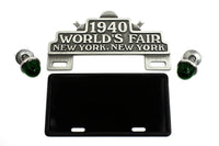 HARLEY World's Fair License Plate Topper Kit fits 0-  Custom,