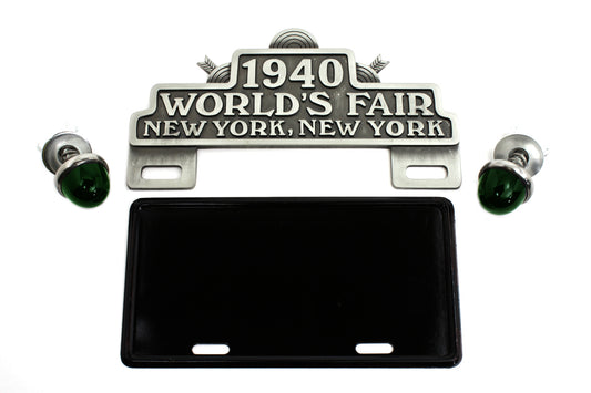 HARLEY World's Fair License Plate Topper Kit fits 0-  Custom,