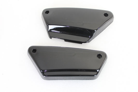 HARLEY Frame Side Cover Set Black Fits 1982-1994 FXR,   1982-1994 FXRS,