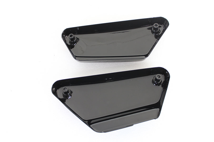 HARLEY Rahmen-Seitenverkleidungs-Set Schwarz passend für 1982-1994 FXR, 1982-1994 FXRS,