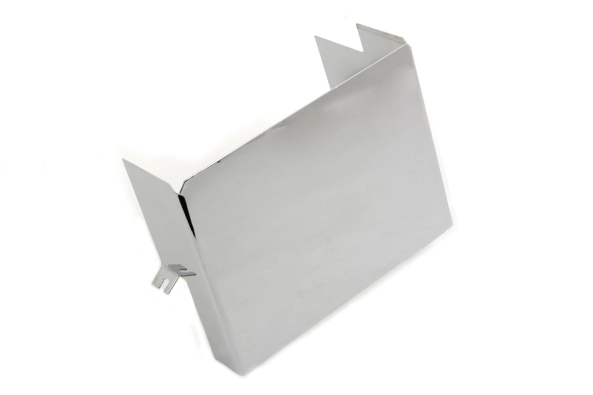 HARLEY Smooth Chrome Battery Side Cover fits 1970-1984 FL,   1970-1984 FLH,