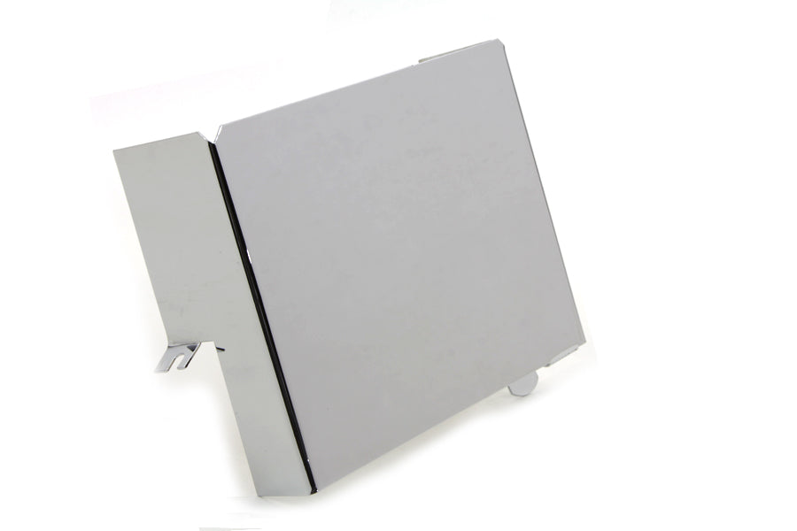 HARLEY Smooth Chrome Battery Side Cover fits 1970-1984 FL,   1970-1984 FLH,